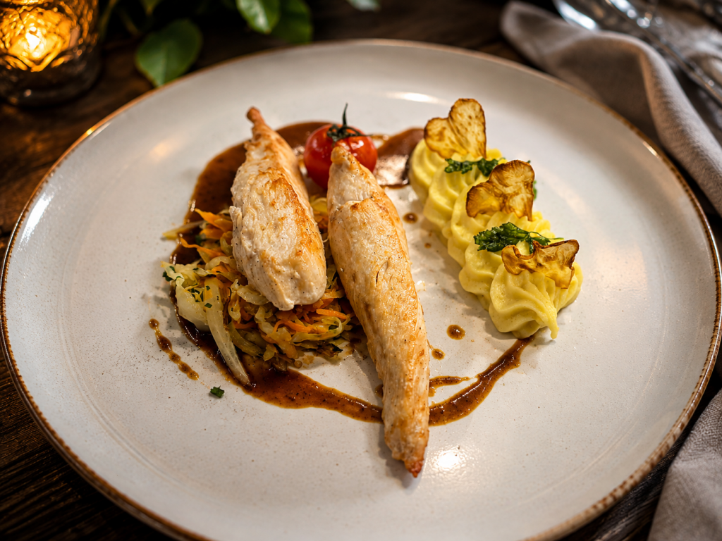 Gericht im Restaurant Zur Schloßwache Delitzsch